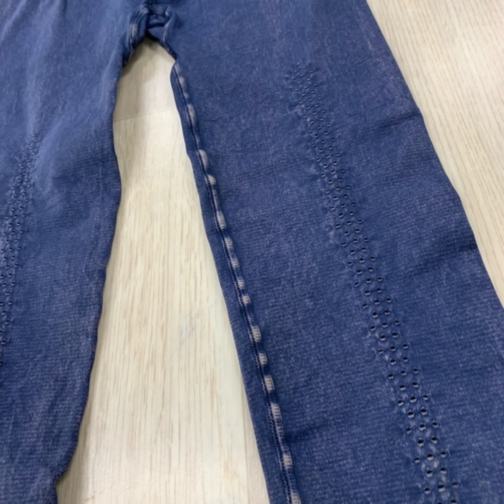 NWOT Free People High Waist Crop Shanti Leggings - Picture 3 of 8